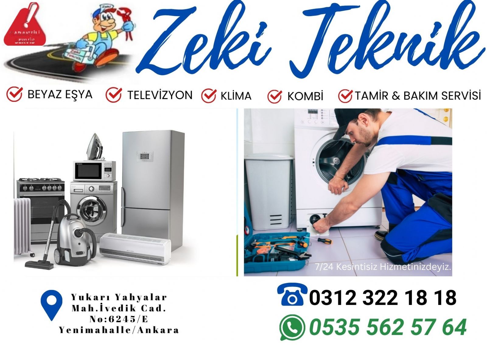 İvedik Beyaz Eşya Servisi 